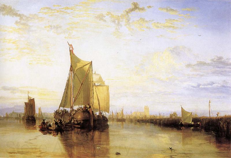 J.M.W. Turner Dort,or Dordrecht,the Dort Packet-Boat from Rotterdam Becalmed Norge oil painting art